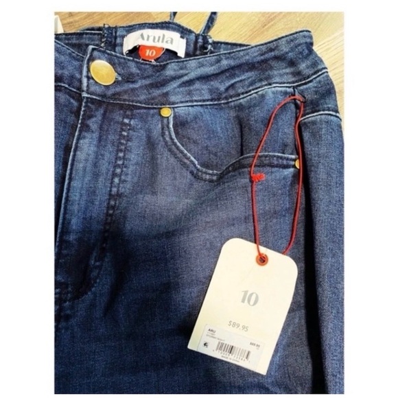 ARULA Altar’d State Hi Rise Flare Jeans - Picture 8 of 10